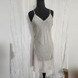 SAGA KHAKI SLIP DRESS SZ 2